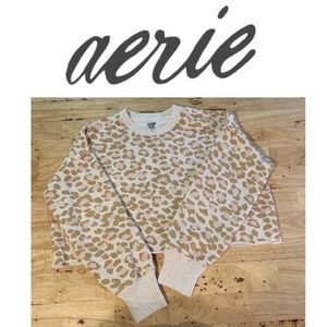 Aerie cropped sweatshirt